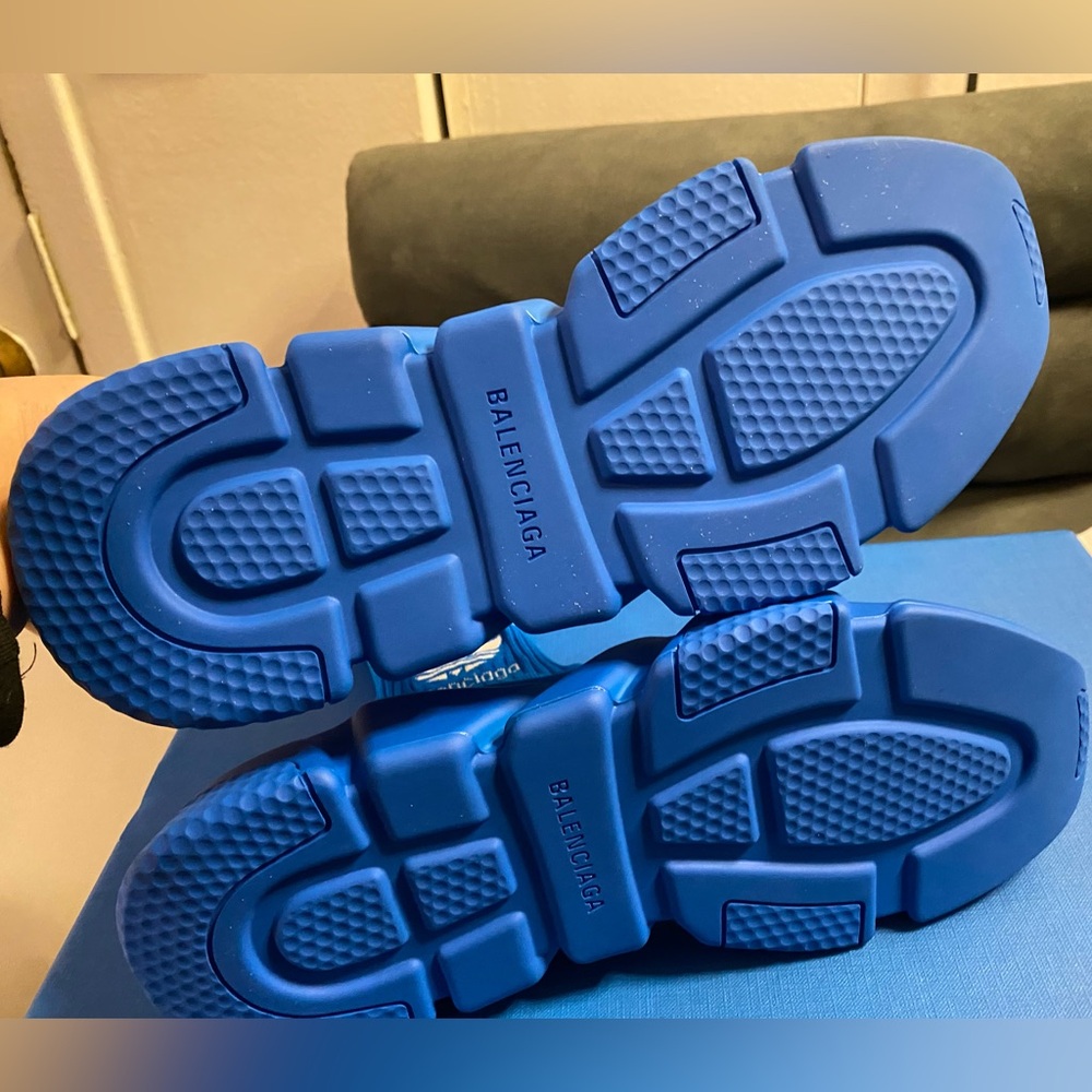 Balenciaga Adidas Sock sneakers in blue - Picture 6 of 11